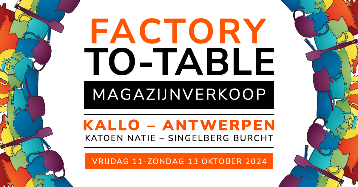 Factory-To-Table   Magazijnverkoop